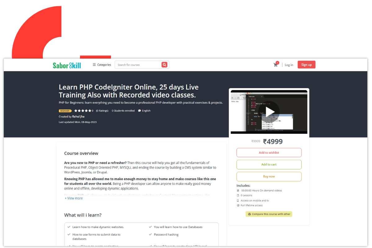 Hosting company website project by Sagar Saigal