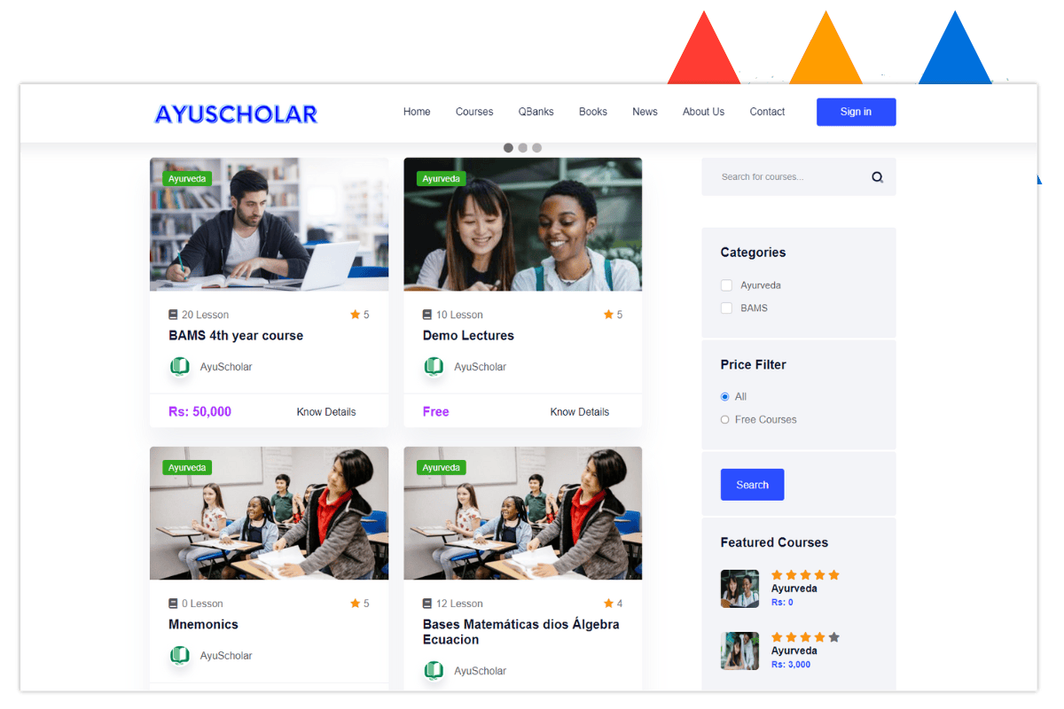 Business website project by Sagar Saigal